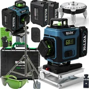 shumee Hilda laserski nivelir 16 linij križni laser 4D PRO + stativ 2 m