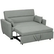 Homestar Dvosedna zofa postelja 155x90x885 cm siva
