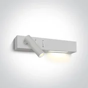 ZIDNA SVJETILJKA LED 3+6W 480lm 3000K BIJELA 30CM LIJEVA