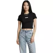 Calvin Klein Jeans Majica crna / bijela