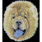 shumee Chow Chow - našitek v obliki psa, vezeni našitek, edinstvena dekoracija nahrbtnika znamke Art-Dog
