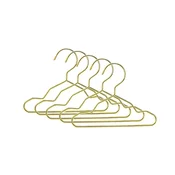 INF 5-Pack Zlati Kovinski Obešalniki za Hišne Živali - Eleganten Organizator Oblačil 15 cm, (5000072330)