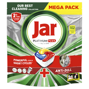 JAR tablete za strojno pranje posuda Platinum Plus Anti Dull, 102 kom.