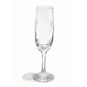 Marika Kristalni kozarci za šampanjec 170ml Frozen Leaf 6 kosov