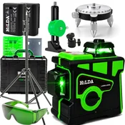 shumee Hilda 3D samonivelirni laserski nivelir, križni laser + stojalo 200 cm