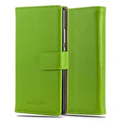 Cadorabo CADORABO Ohišje, združljiv s Huawei v travniku Green - Zaščitni pokrov z magnetnim zapiranjem, stoječo funkcijo in režo za kartico, (20570300)