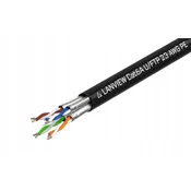 Kabel CAT6A U-FTP 4x2xawg23 Pe zunanji 500m