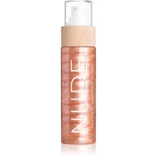 COCOSOLIS AURA Peptide Shimmer Spray vlažilno pršilo z bleščicami z vonjem Raspberry 100 ml