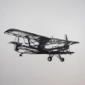 Wallxpert APT322LS Zidna dekoracija Airplane, 100x53cm