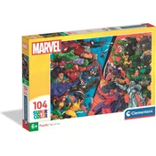 Clementoni Puzzle Marvel: Heroes vs. Villains 104 kosov
