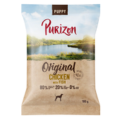Poskusna akcija! Purizon 100g/300 g/400 g - Puppy piščanec z ribo 100 g