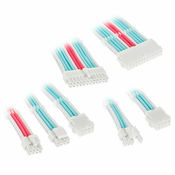 Kolink Core Adept Braided Cable Extension Kit - Brilliant White/Neon Blue/Pure Pink COREADEPT-EK-BBP