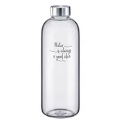Viva water bottle with textile coating, 1 L, Red - Westmark