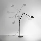 Artemide Demetra Talna svetilka LED za branje 927 siva - Dnevna soba/jedilnica - Sodobni - antracit - Kovina