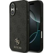 Ovitek Guess 4G Small Classic Logo MagSafe ovitek za iPhone 17 črn (GUHMP17SP4SM4MK)