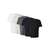 JACK & JONES Majica kit/siva/črna/bela