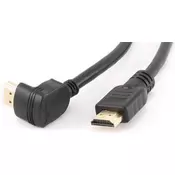 CABLEXPERT HDMI kabel Ethernet, kotni 90°, 1.8 m