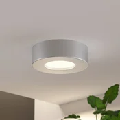 Prios LED stropna svetilka Edwina, srebrna, 12 cm, komplet 3 kosov - Kopalnica - Sodobni - srebrna, bela - Kovina