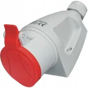shumee Fiksna vtičnica z dušilko 32A 400V 4P IP44 GSM 32/4