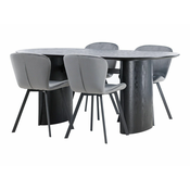 jedilnica set Dallas 4122 75x90x180cm