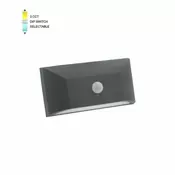 SVJETILJKA VANJSKA ZIDNA sa senz 6W LED 3CCT(3 boje) 330lm antracit IP65 3230491
