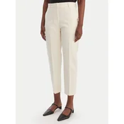 Calvin Klein Chino hlače LV044B916G Écru Regular Fit