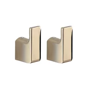 PIRENEI Kljuka za oblačila, 1 par, zlata - Zlato - 20x53x33 mm - Gedy - PIRENEI - 120 - Zlitina - Kljuka - Kvadratni - PVD premaz - 20 - 53 - 33 - 14