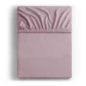 Prašno rožnata napenjalna rjuha iz jerseyja 160x200 cm Amber – Restilo