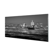 tulup.si Stenska plošča za kuhinjo Most reke panorama 100x50 cm
