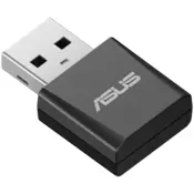 ASUS USB-BE92 Nano BE6500 Tri-band WiFi 7 (802.11be), 6GHz, 4096-QAM, WPA3, USB adapter - 90IG09H0-MO0B10