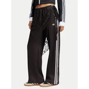adidas Spodnji del trenirke 2In1 Firebird Loose Track Trousers With Lace Skirt LG4275 Rjava Relaxed Fit