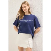Trendyol Milla Ženska majica TWOSS19GH0034, Tamnoplava