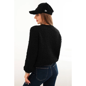 Kesi Włoski Womens sweater made of soft mohair black