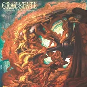 Gray State - Under The Wheels Of Progress (Orange/Blue Swirled Coloured) (LP)