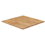 Cetvrtasta stolna ploca svjetlosmeda 80x80x1,5 cm od hrastovine
