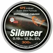 SAVAGE GEAR STRUNA SG HD8 SILENCER 8-BRAID 120M GREEN 0/32MM