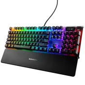 Gaming tipkovnica SteelSeries - Apex 7, crna, crveni prekidaci