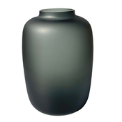 Steklena vaza za rože Stela M siva v35 š25 - siva - 25 do 50 cm
