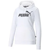 Puma ESS LOGO HOODIE TR, ženski pulover, bijela 586791