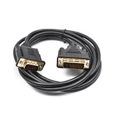 KETTZ Kabl DVI-D M 24+1, VGA F KT-D2VG-1.8M, Crni