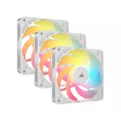 Corsair Set ventilatora za racunar RS120-R, ARGB, 120mm, 3 komada, Beli