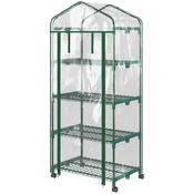 Homestar Toplarna 4 police 69x50x165 cm zelena