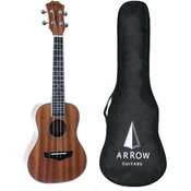 ARROW concert Sapele Plus ukulele MH10 w/bag