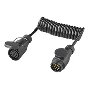 Northix 13-pinski spiralni kabel, 1,5 m, 8-žilni, PVC