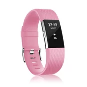 BStrap Fitbit Charge 2 Silicone Diamond (Small) pašček, Pink