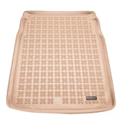 Rubber trunk mat BMW 5 2003-2010 (E60, sedan, beige)