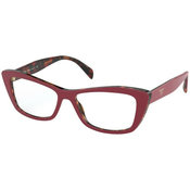PRADA Okvir za naocare 0PR 15XV 07C1O1 53, Ženski, Crveni