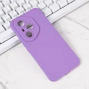 Silikonska maska za Honor 400 Pro Pro Camera, Ljubicasta