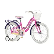 Bicikl Kids Visitor Best Friend 20 10 V-Brake Kontra 115-135cm (20) Roze Neon Uv Sjaj