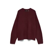 Vero Moda Petite Pulover VMBOOM rubin rdeča